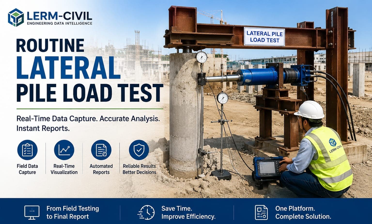 Routine Lateral Pile Load Testing