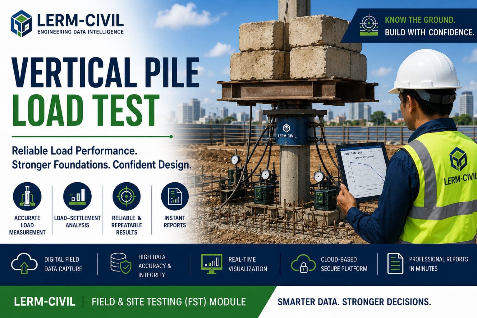 VERTICAL PILE LOAD TEST