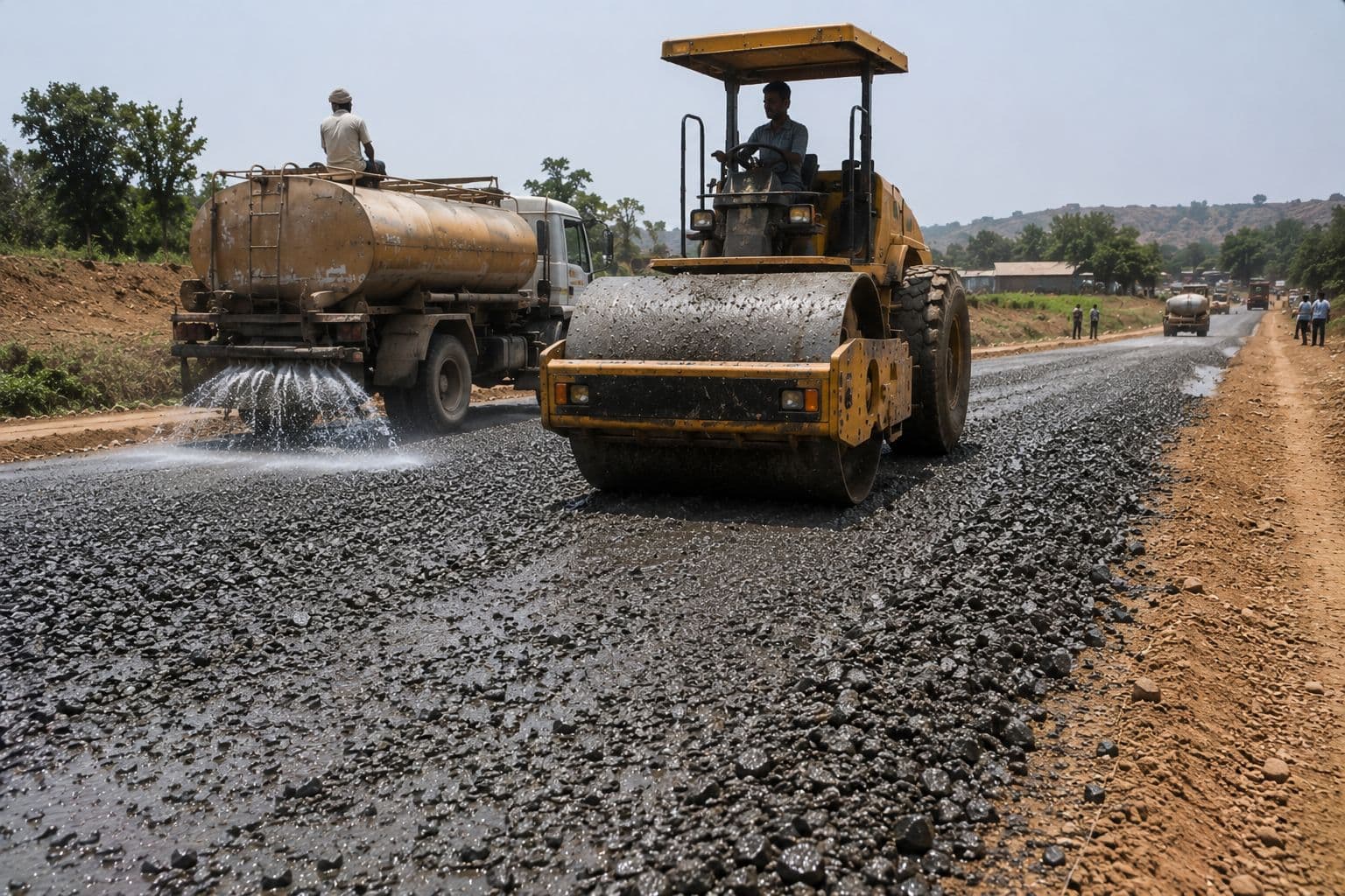 Wet Mix Macadam (WMM)